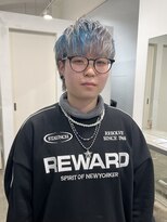 ジーナ オモテサンドウ(XENA)&nbsp;シルバーカラー×水色（表参道）