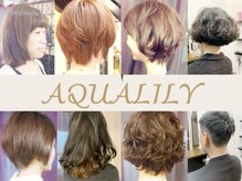 アクアリリー ヘアデザイン(AQUA LILY hair design)の雰囲気（品を纏ったツヤのある上質なヘアスタイルをご提案いたします）