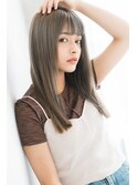 【BALMY　難波】アッシュ系でこなれたナチュラルストレート