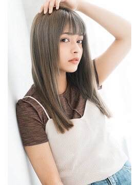 バルミー バイ エスドットブルーム 難波店(BALMY by S.BROOM) 【BALMY 難波】アッシュ系でこなれたナチュラルストレート