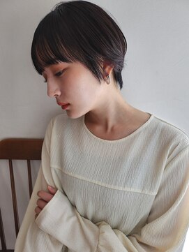 ガーランド (Garland) 小顔カット/前髪カット/ショートボブ/ブリーチなし