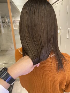 マシェリ バイ ハセ(ma cherie by HASE) 1ブリーチで作るブラウンベージュカラー