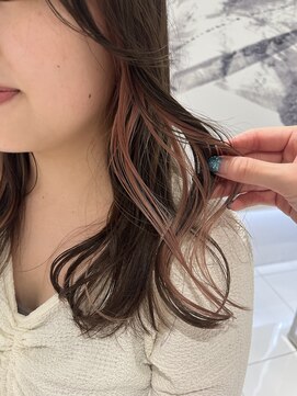 リルーム 伊勢崎店(Re:room) ピンクベージュ イヤリングカラー/ピンクヘアー/秋色