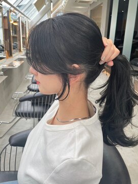 ロンドワン 三宮元町(Lond one) ロングヘア/レイヤーカット/顔周りカット/フェイスレイヤー/前髪