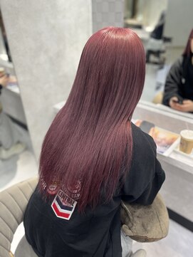 ジーナ 名駅(XENA.) 《karen》ピンク/ピンクラベンダー/暖色/透明感カラー/韓国ヘア