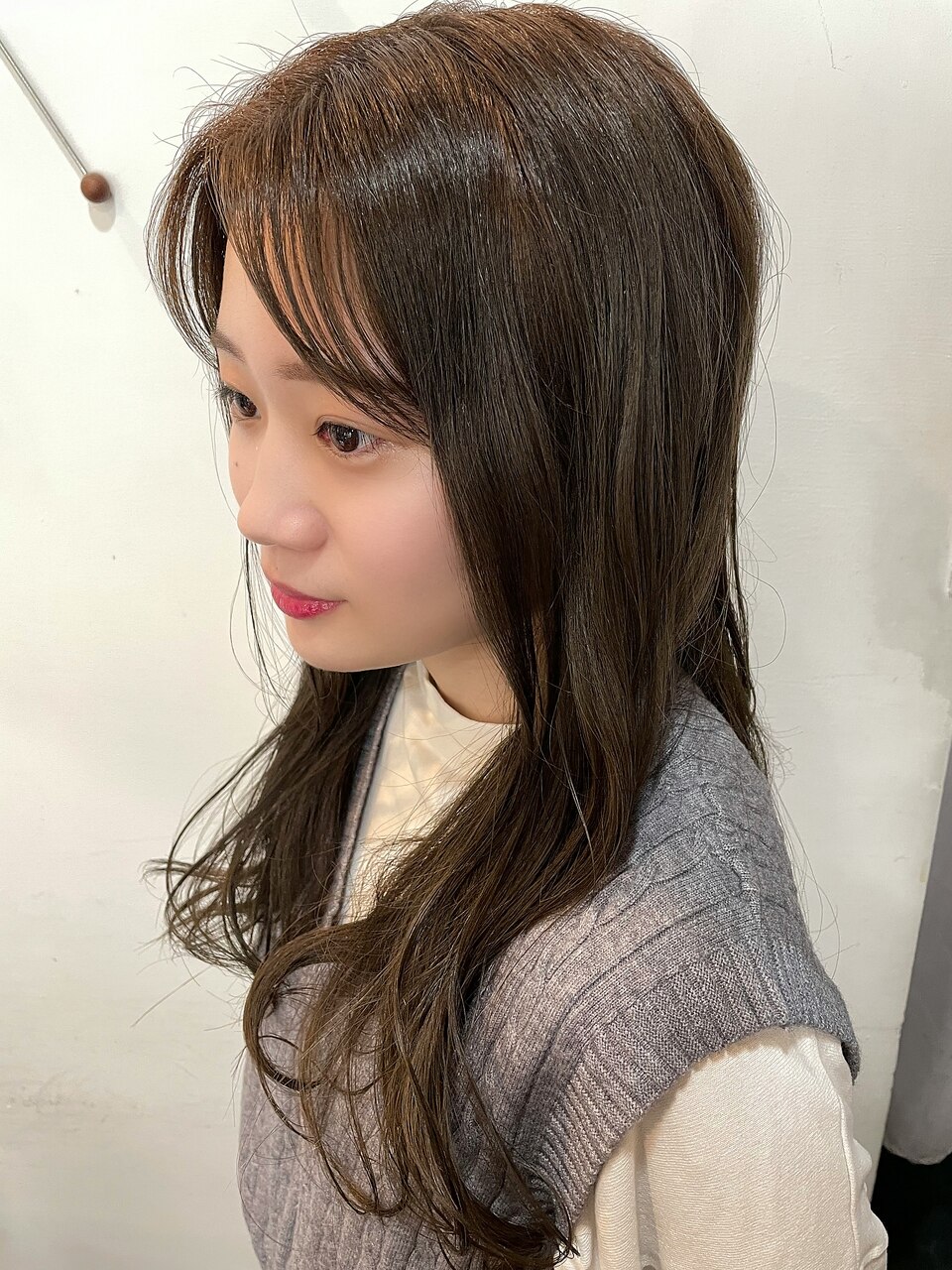 【白髪染めOK】似合わせカット＋艶カラー\13200→\6980【平日限定】