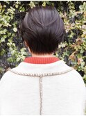 大人のハンサムショート/ラベンダーグレージュ