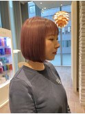 ボブ　ハイトーンピンクラベンダー
