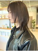 ウルフミディアムレイヤーカット