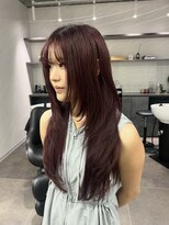 トーン(tone)&nbsp;ワンカールレイヤー×チェリーレッドヘア