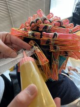 ☆パーマは根本と毛先の薬剤を使い分け