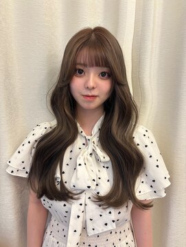 ボタン ハカタ(VOTAN hakata) 【votan yui】オリーブベージュ/ブリーチなしダブルカラー