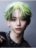 フェザーパーマフェザーショート毛流れセンター韓国ヘア