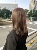 艶感明るめミルクティベージュ
