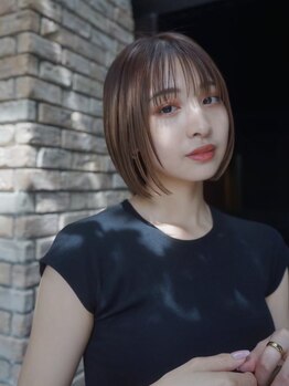 キユ(qiyu)の写真/結んでも可愛い顔周りCut♪繊細なカットで自分史上最高のStyle*レイヤーカットは雰囲気を変えたい方にも◎