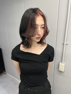 ロテ 名古屋 名駅店(Lote.) ミディアムヘア/暗めカラー/グランマッシュ