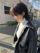 アンダーカレント(undercurrent)&nbsp;ショートレイヤーブラウンブリーチなしウルフカット