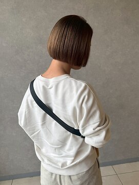 【obje't ciel】ショートボブ/ブラウン【佐藤早希】