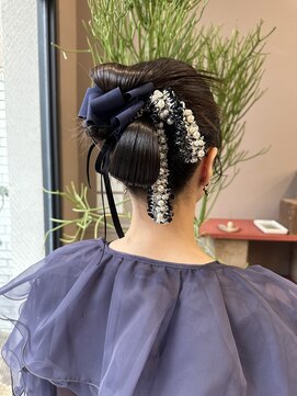 フェンヘアーアイス 中目黒(Fen.hair ici) ヘアセットヘアアレンジカチモリ卒業式結婚式パーティー