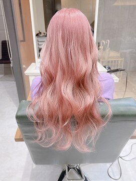 デイズ(days) ホワイトピンクベージュカラー/ロングヘア