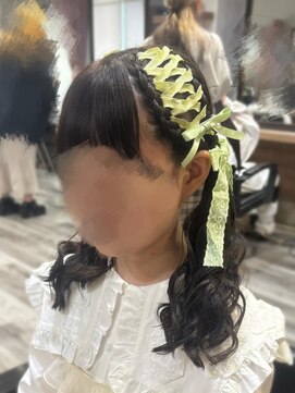 ヘアセット アリエス 新宿駅前店(aries) レースアップヘア