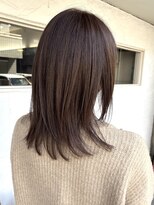 アルファ(alpha) 大人ガーリー/ダークアッシュ/似合わせカット/ミディアムレイヤ