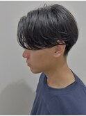 MEN’S HAIRセンターパートスパイラルパーマニュアンスパーマ