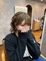 ココア(cocoa) ボブ×ハーフツインアレンジ
