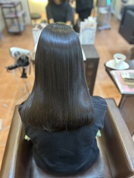 ブローチェ リコ Broche Rico 髪ドラ縮毛矯正で艶髪ロング
