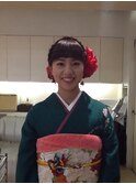 編み込みセット イベント 結婚式 二次会  成人式 卒業式