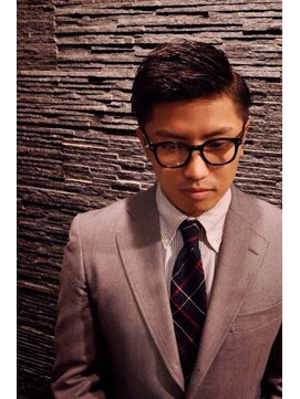 ヒロギンザ 五反田店(HIRO GINZA) 大人のツーブロック七三【五反田】＜理容室＞/メンズ/ショート＞