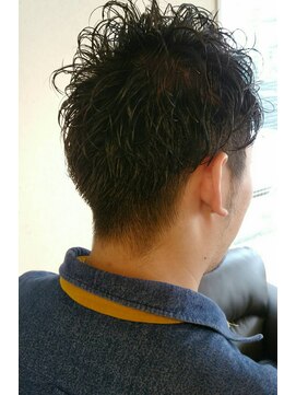 ドゥ ヘア デザイン(Doux hair design) ミックスパーマの爽やかツーブロック