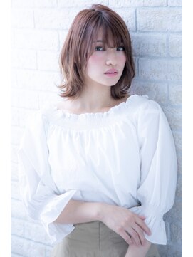 ヘアーアートシフォン 川口東口店(hair art chiffon) 個性的でマーメイドアッシュくせ毛風クラシカルフェミニンボブ