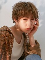テトヘアー(teto hair) short(マッシュショート、ブロンド、ミルクティー)