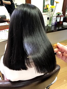 ヘアーラボノブ(Hair Labo NoBu xx)の写真/リピート率◎東北エリアで希少!!髪質改善トリートメント【フュージョン】で理想のストレートを手に入れて♪