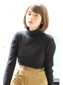 【30代40代50代】大人可愛いひし形ボブ　ワンカールボブ