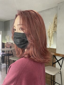 ウィクシー(wixy) 韓国ヘアの王道スタイル「ピンクベージュ」