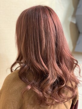 ケア 坂戸駅前店(Care) 1ブリーチベースのコーラルピンク♪