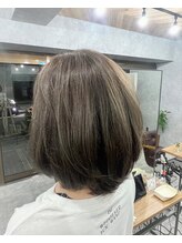 ルルン(Lu-Lun) 【Lu-Lun】透明感カラー×ひし形ボブ