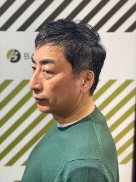 バーバーバー 四谷(BARBER-BAR) 大人カッコいい40代50代60代以上フォワードシェープスタイル
