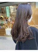 韓国人風前髪×ツヤロング
