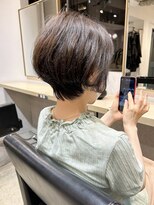 レトン 銀座(leton)&nbsp;くせ毛ショートボブ/ハンサムショート/前下がりボブ　銀座