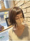 三軒茶屋_レディース_ミディアム_外ハネ_カットが上手い_ボブ