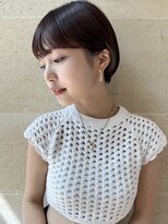 ショート/小顔ショート/ショートボブ/顔周りカット/銀座一丁目