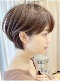 calna by ELMO/ショートボブ/ハンサムショート/丸みショート