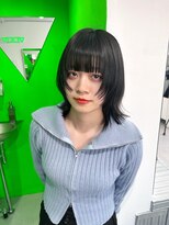 キバ(kva) ▽□□▽黒髪×ウルフカット