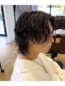 アメラボ 平針店(AmeLab) 【ウルフ波巻きパーマ】波巻き　時短　平針　メンズ