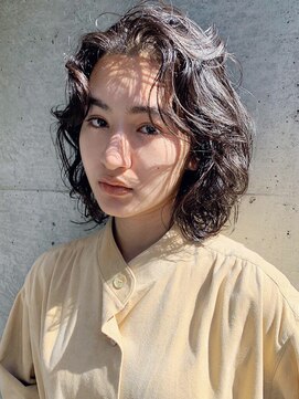 ローブ アオヤマ(LOAVE AOYAMA) ラフにきまる大人ボブパーマ　20代30代