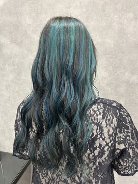 プライズ 成増店(prize) グリーンハイライト ダブルカラー 成増