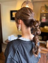 ジュジュル 稲毛本店(jujur)&nbsp;ヘアセット/エアリーロング/美髪/ピンクブラウン稲毛駅